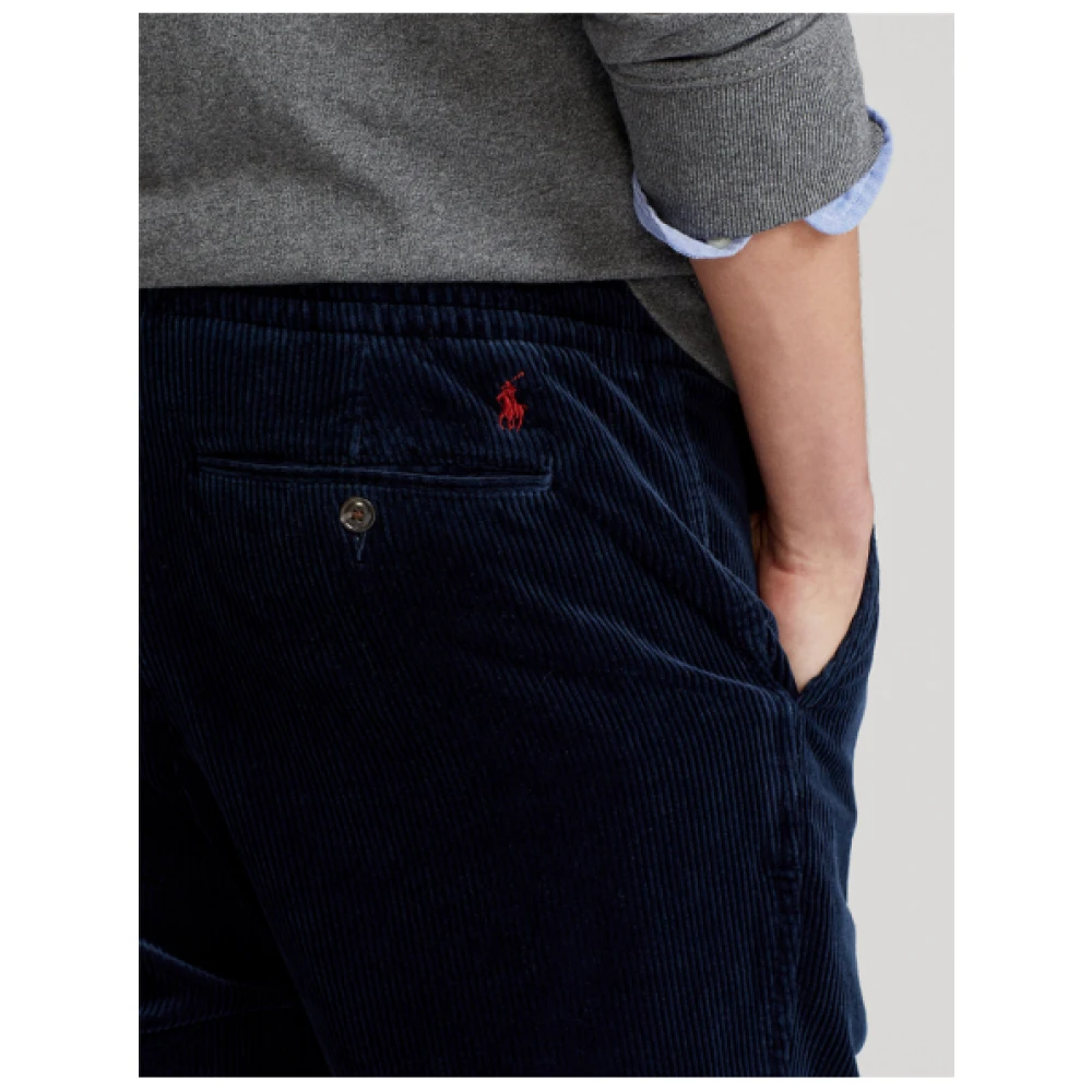 Polo Ralph Lauren Corduroy Prepster Broek Blue Heren
