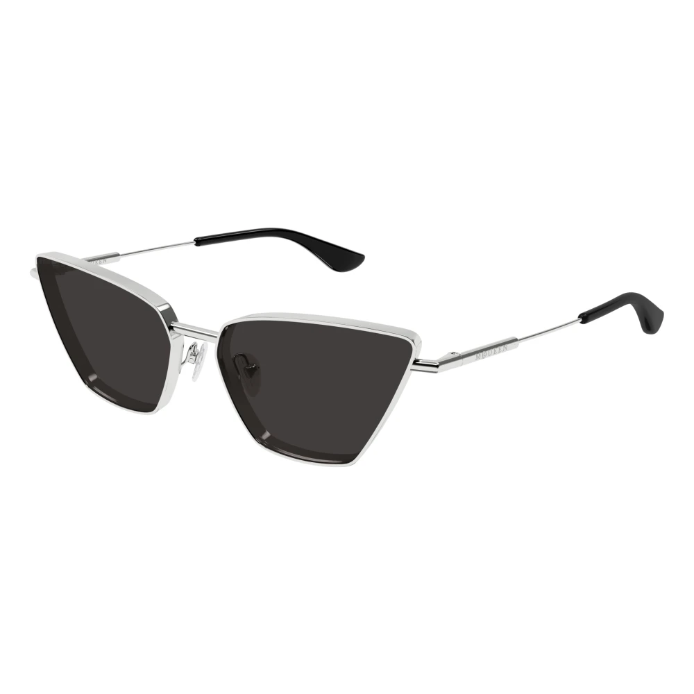 Alexander Mcqueen Women's Gray Sunglasses, 58 Mm, Stylish Sunglasses Am0501s Black