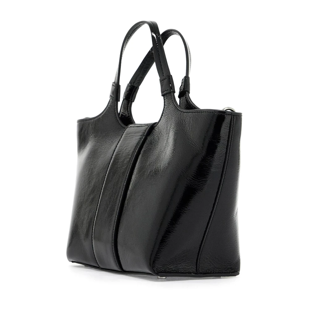 Roger Vivier Leren Mini Tote Tas Black Dames