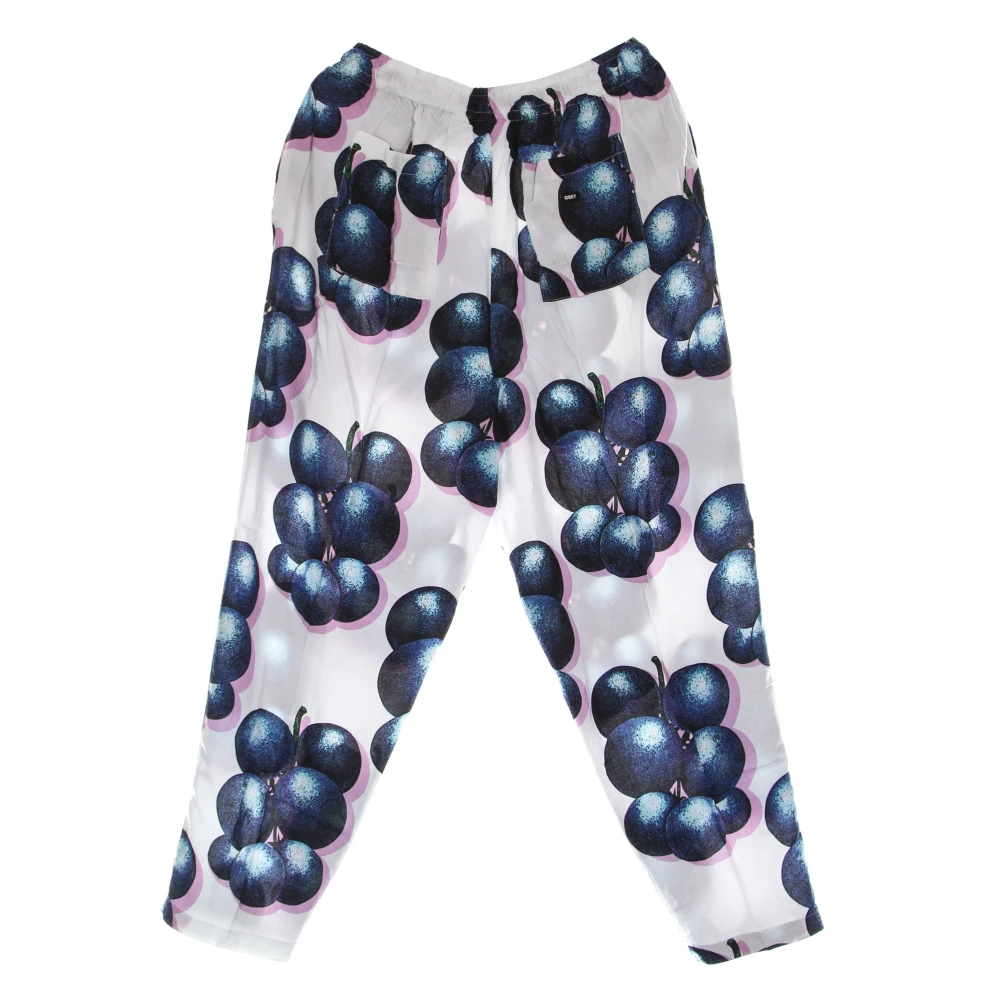 Obey Blauwe Bessen Wit Multi Lange Broek Multicolor Dames