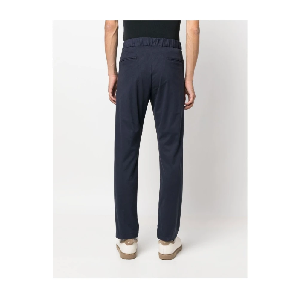 Herno Straight Trousers Blue Heren