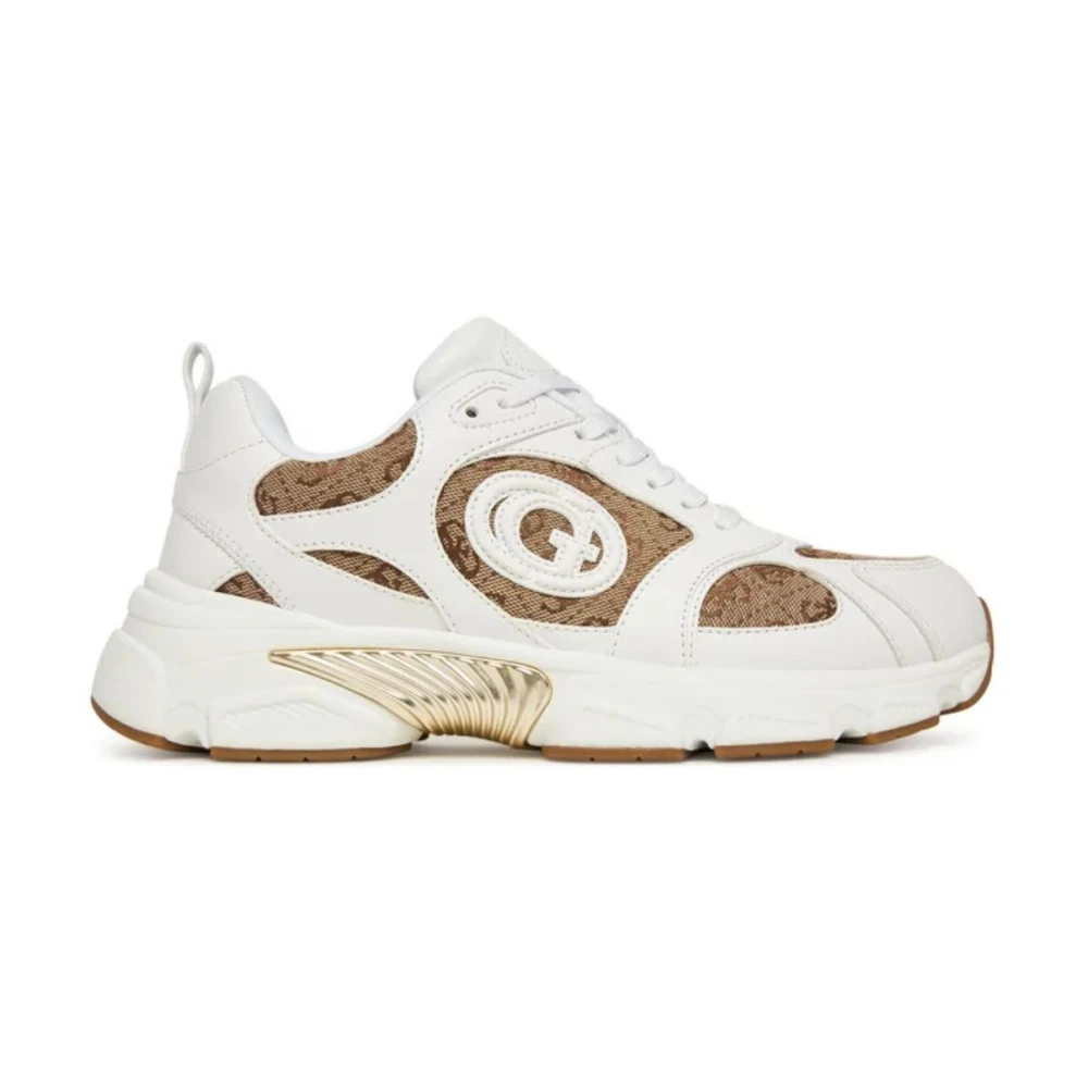 Guess Bruine Sneakers met stijl ibitha2 Dames Schoenen Wit