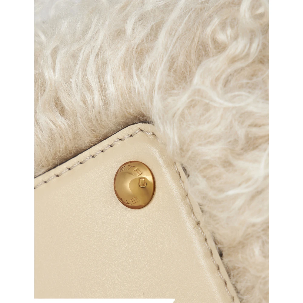 ETRO Bruine Wol Mohair Mini Tas Beige Dames