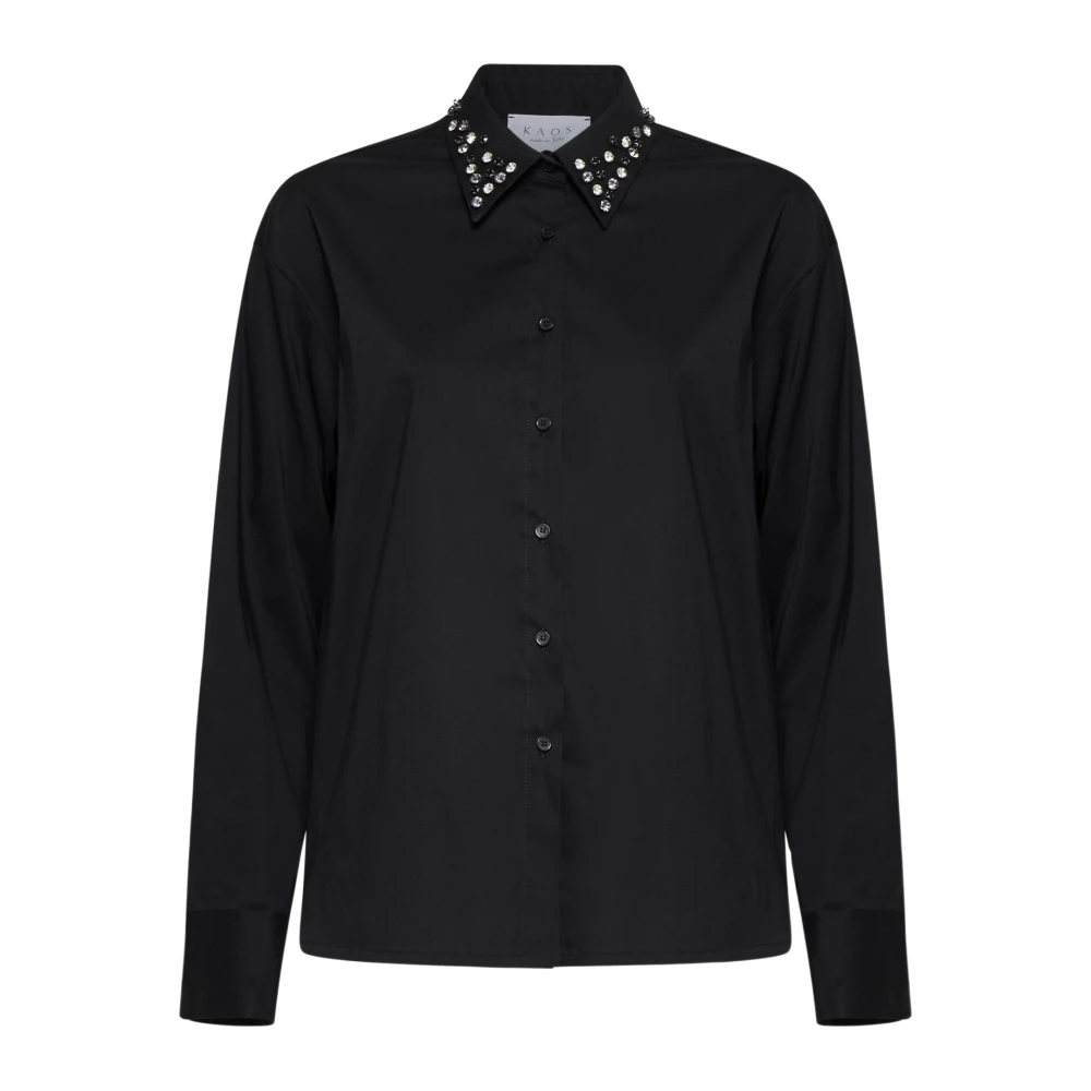Kaos Zwarte Shirts Collectie Black Dames