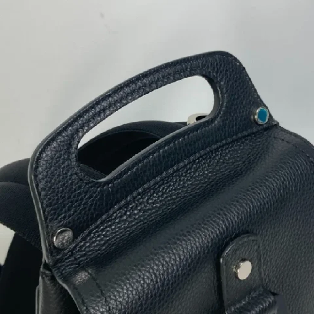 Dior Vintage Pre-owned Leather dior-bags Black Dames