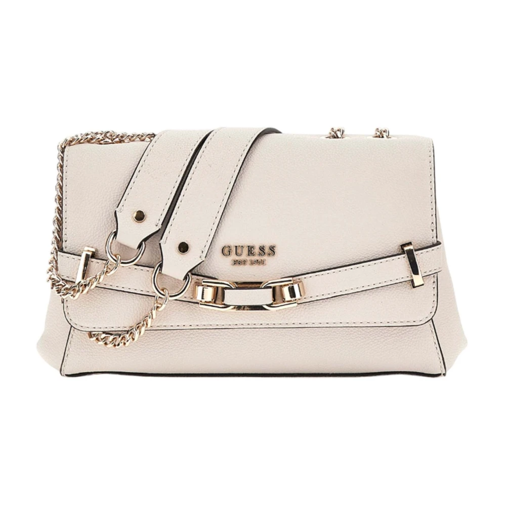 Guess Sylvie IJs Schoudertas Ketting White Dames