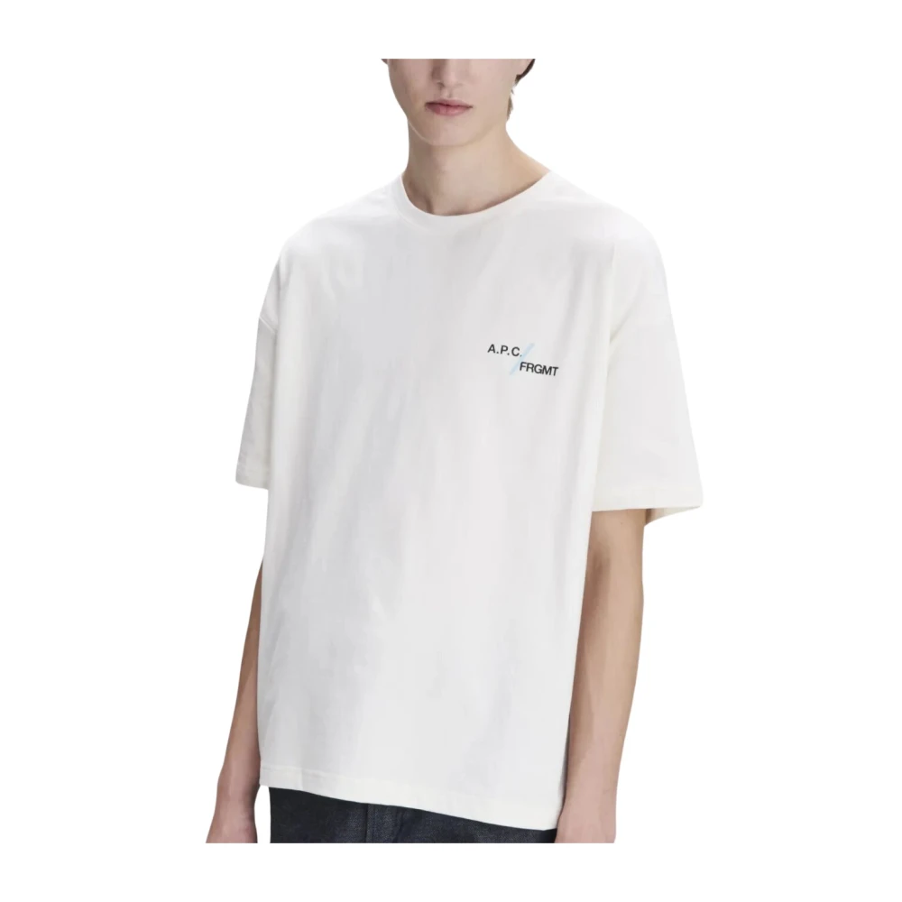 A.p.c. Men's White T-Shirt Renoncet - T-Shirts - S - Tops