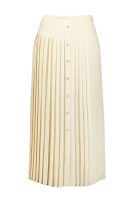 Silke Jacquard Veckad Kjol