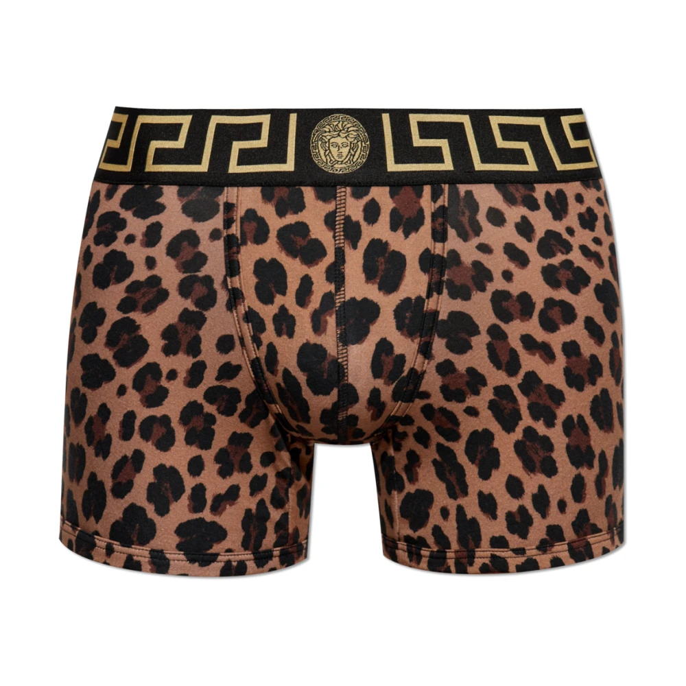 Versace Dierenprint boxershorts Brown Heren