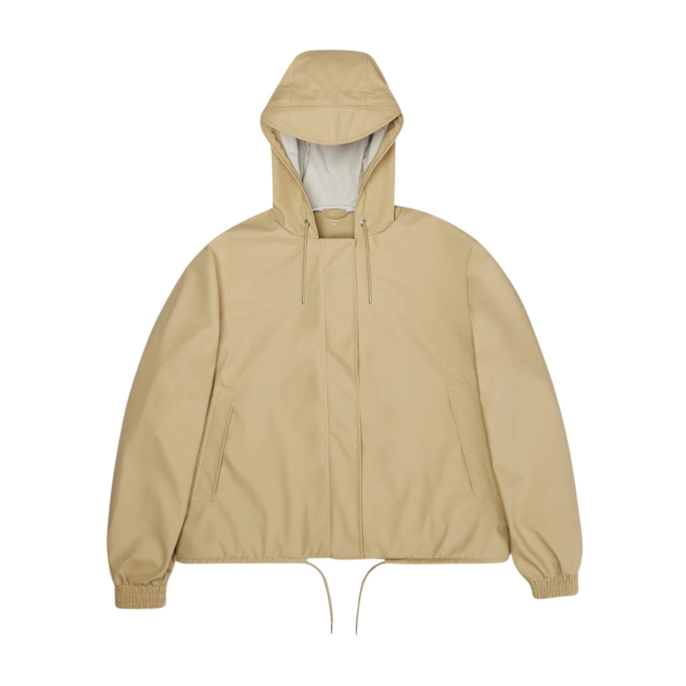Rains Beige Sandfärgad String Jacka