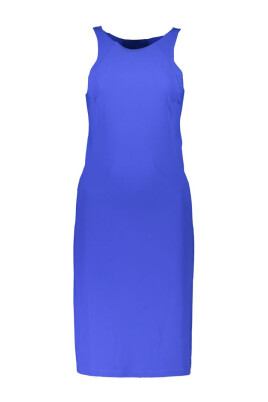 blue-elegant-dress-with-round-neckline-and-logo-detail