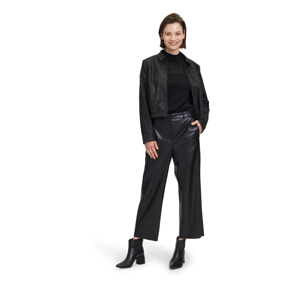 Betty & Co Gebreide trui met Lurex-draad Black Dames