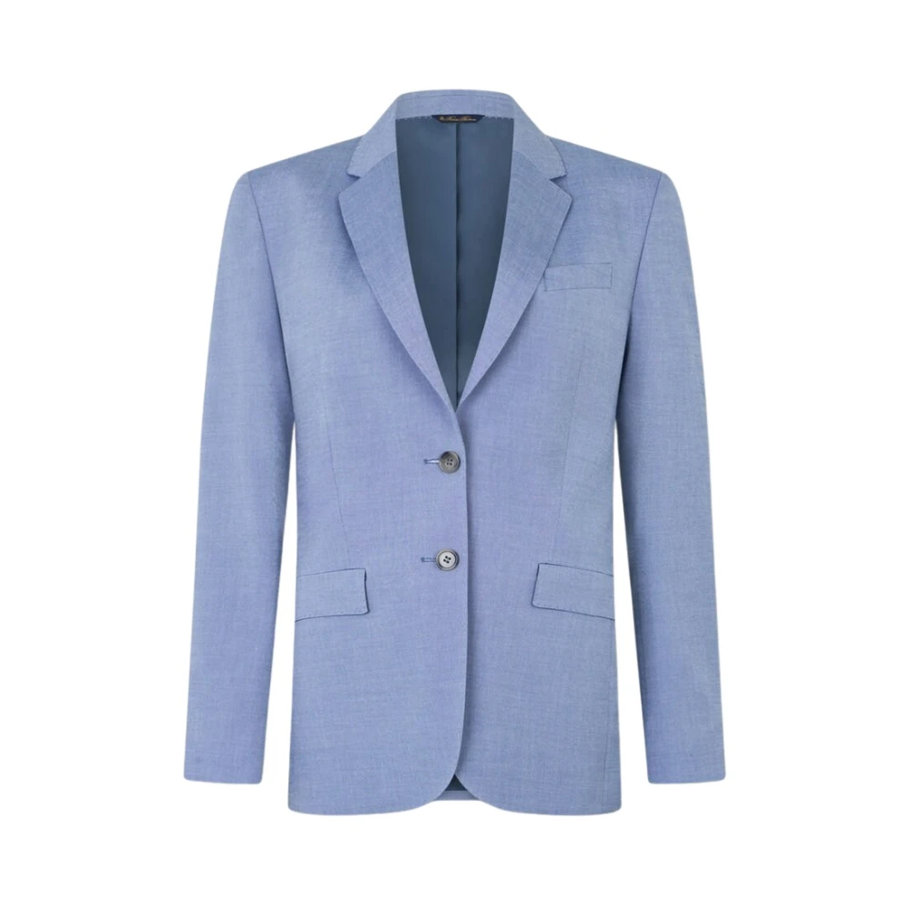 Brooks Brothers Women's Blue Blazers, Xs, Wool Blend Blazer