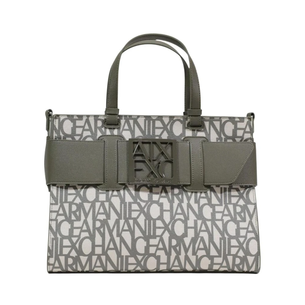 Armani Exchange Women's Green Handbag With Shoulder Strap