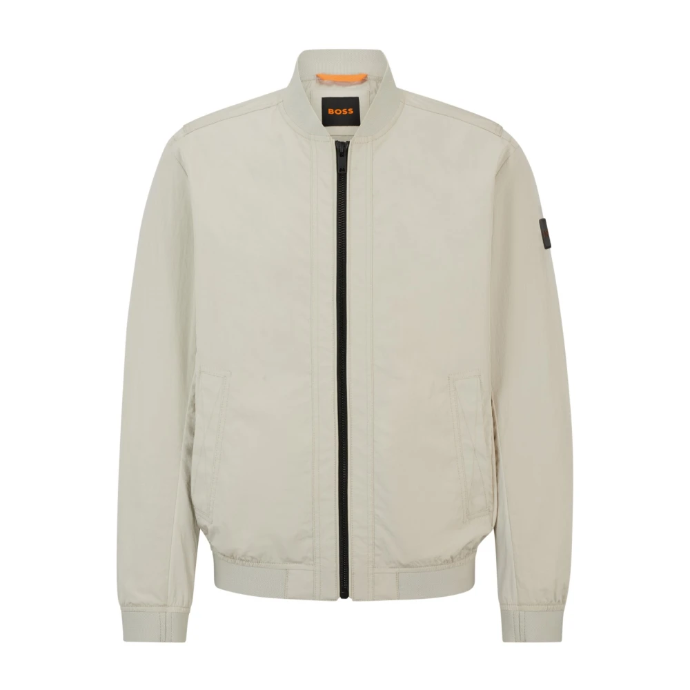 Hugo Boss Beige Bomberjack voor Heren Beige Heren