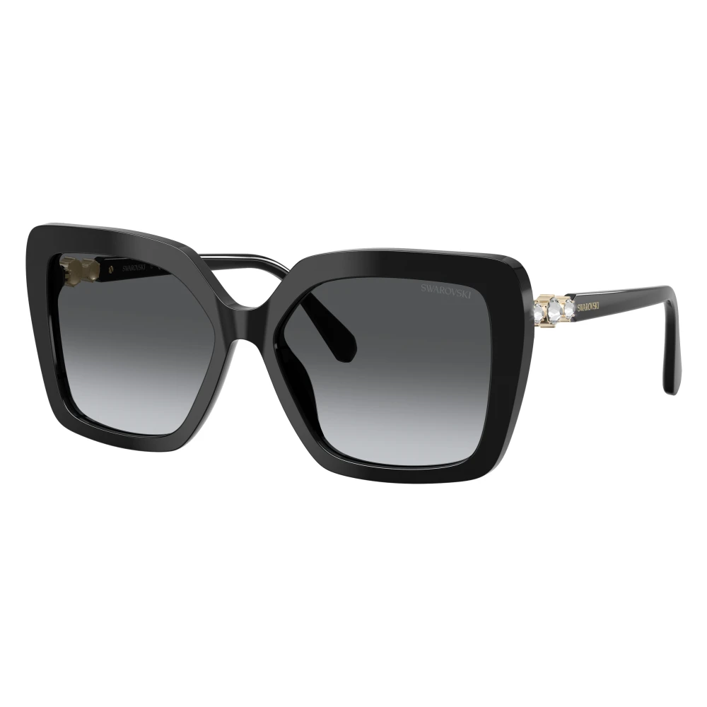 Swarovski Unisex Black Sunglasses, 57 Mm, 0Sk6049
