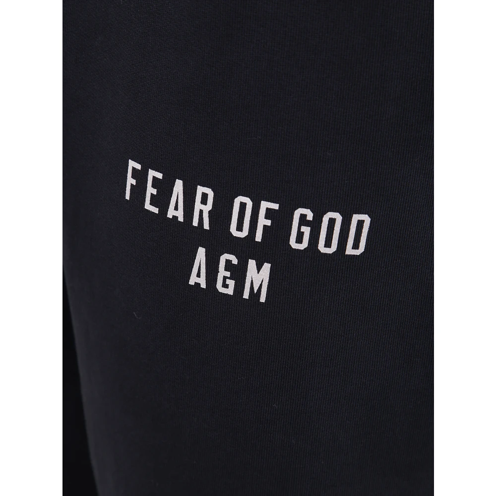 Fear Of God Zwarte Fleece Essential Sweatpant Black Heren