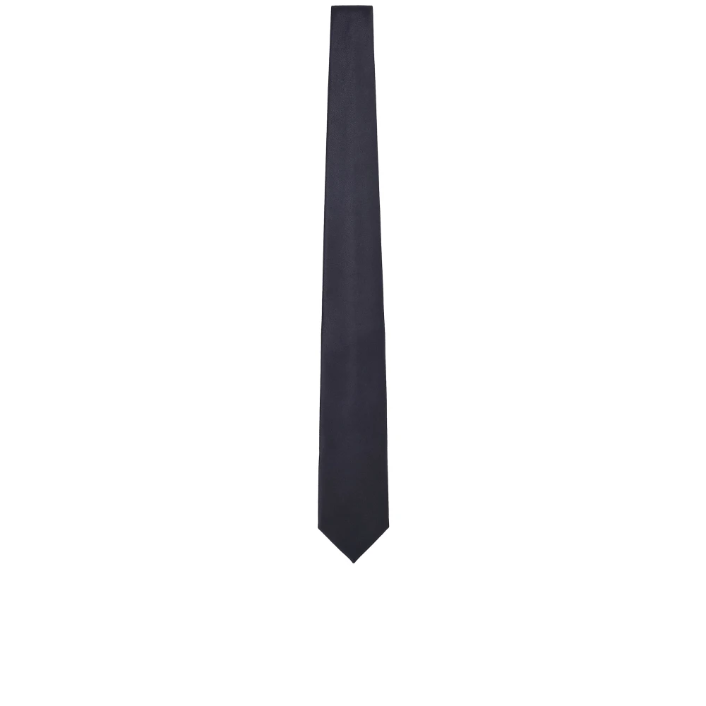 Giorgio Armani Men's Black Ties, One Size, 00020 Tie