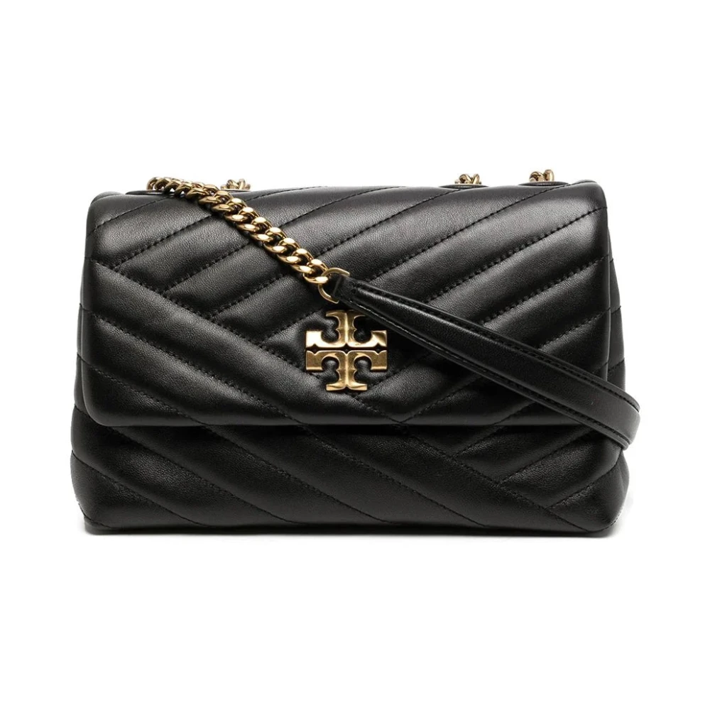Tory Burch Women's Black Small Kira Chevron Shoulder Bag