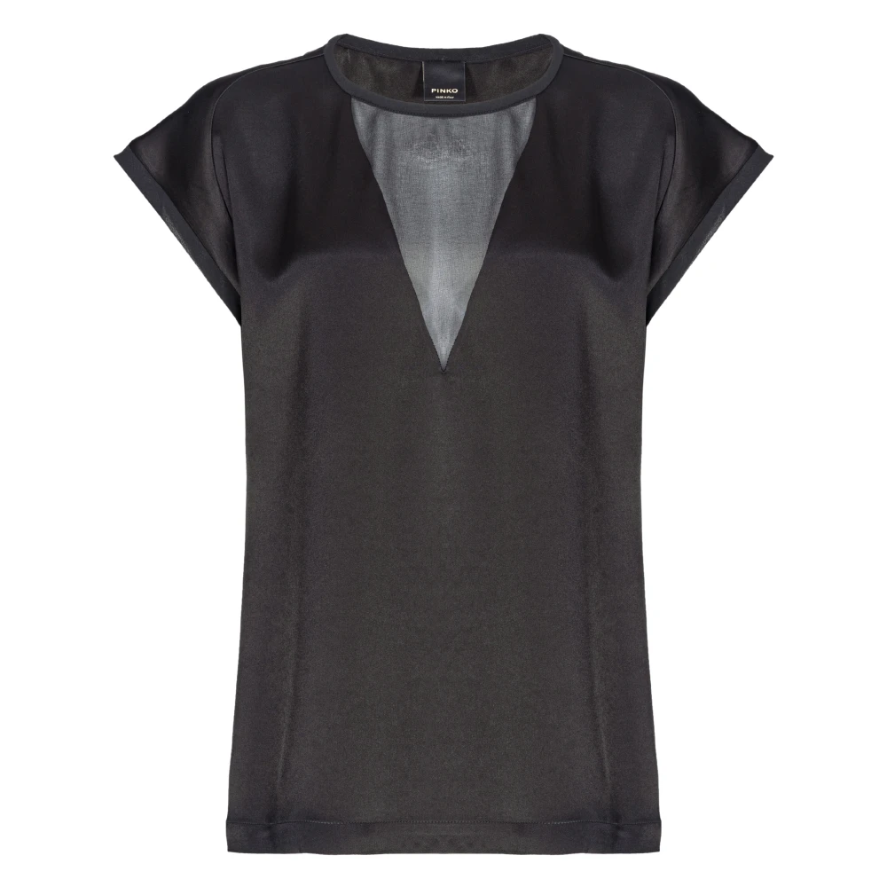 Pinko Zwarte Blouses voor Vrouwen Black Dames