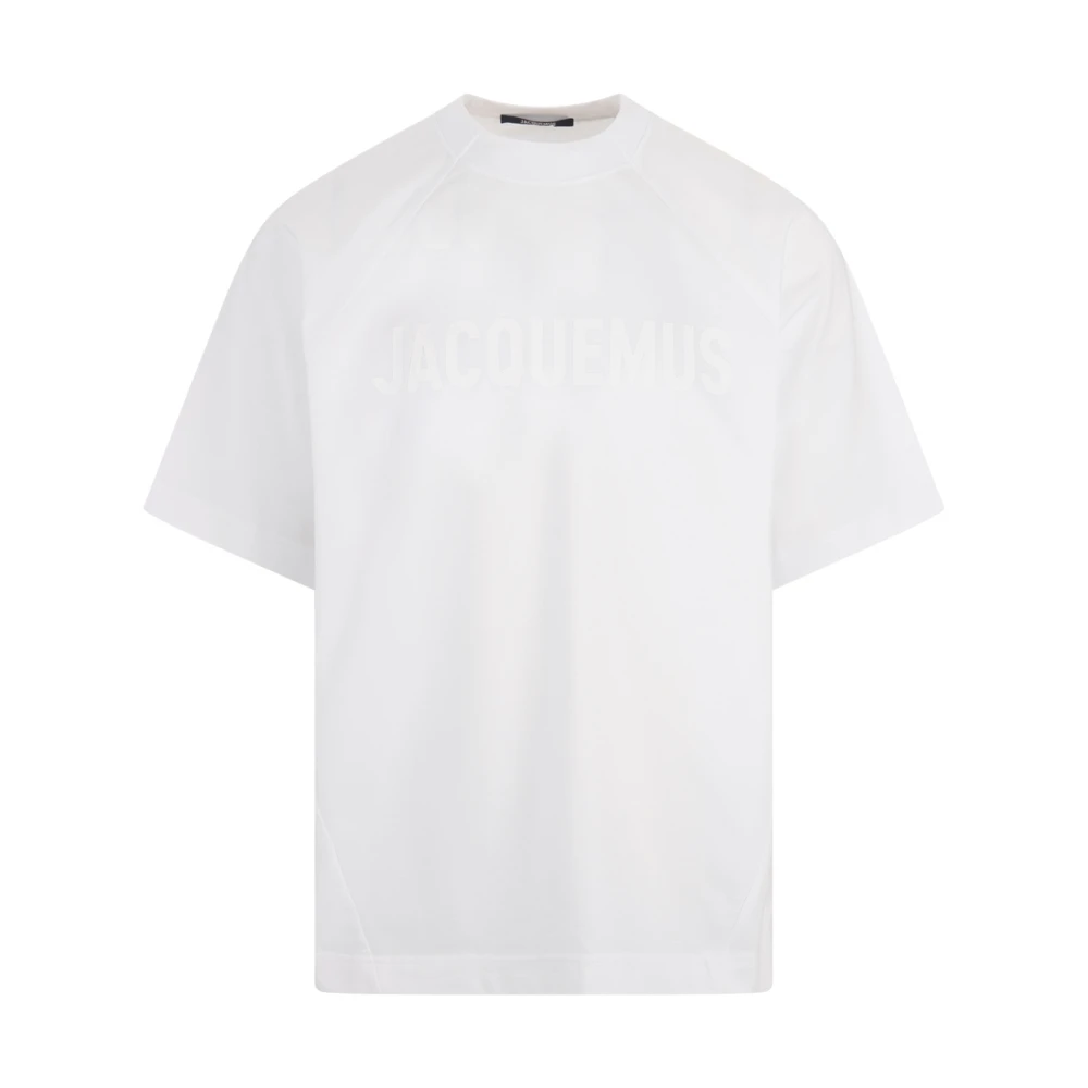 Jacquemus White The Typo T-Shirt - Male - T-Shirts - 2XL - Tops