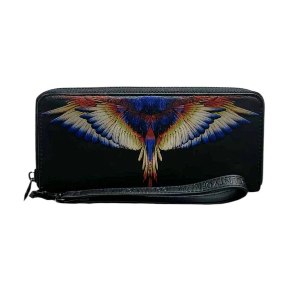 Marcelo Burlon Unisex Black Wallets & Cardholders, One Size, Comaf250172