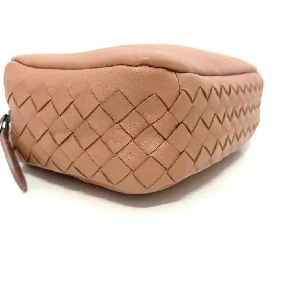 Bottega Veneta Vintage Pre-owned Leather clutches Pink Unisex