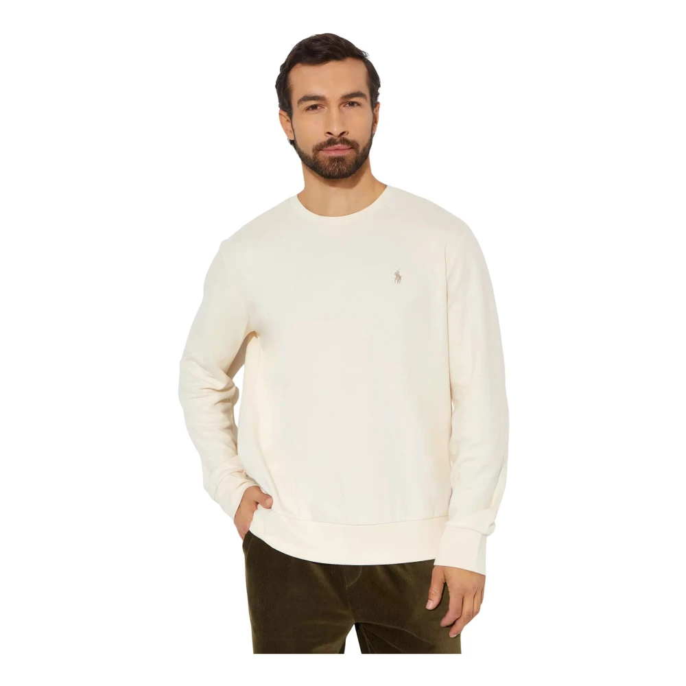 Ralph Lauren Beige sweatshirt met geborduurd logo Beige Heren
