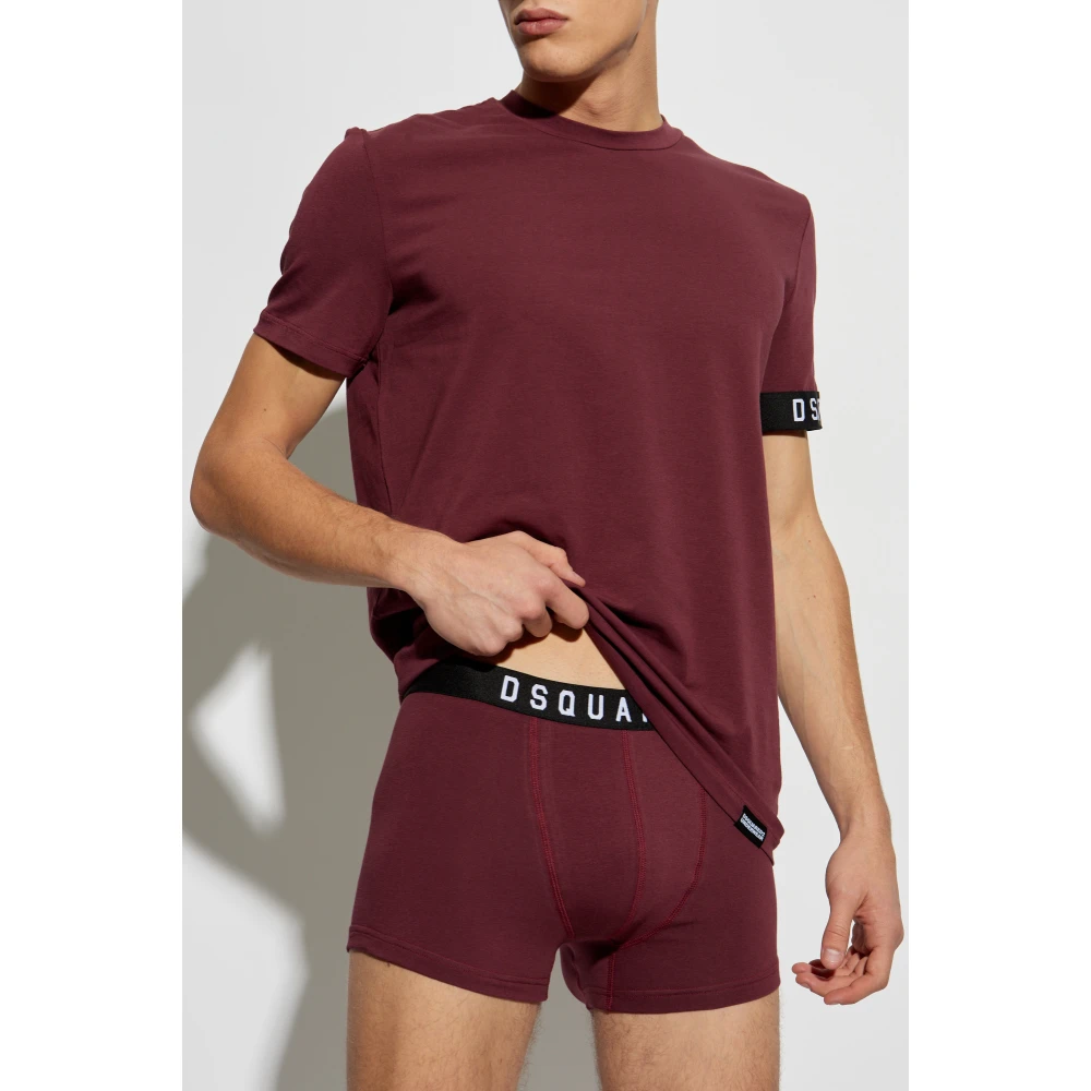 Dsquared2 T-shirt uit de ondergoedlijn Red Heren