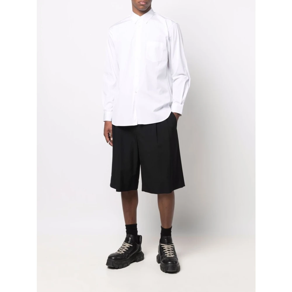 Comme des Garçons Katoenen overhemd voor heren White Heren