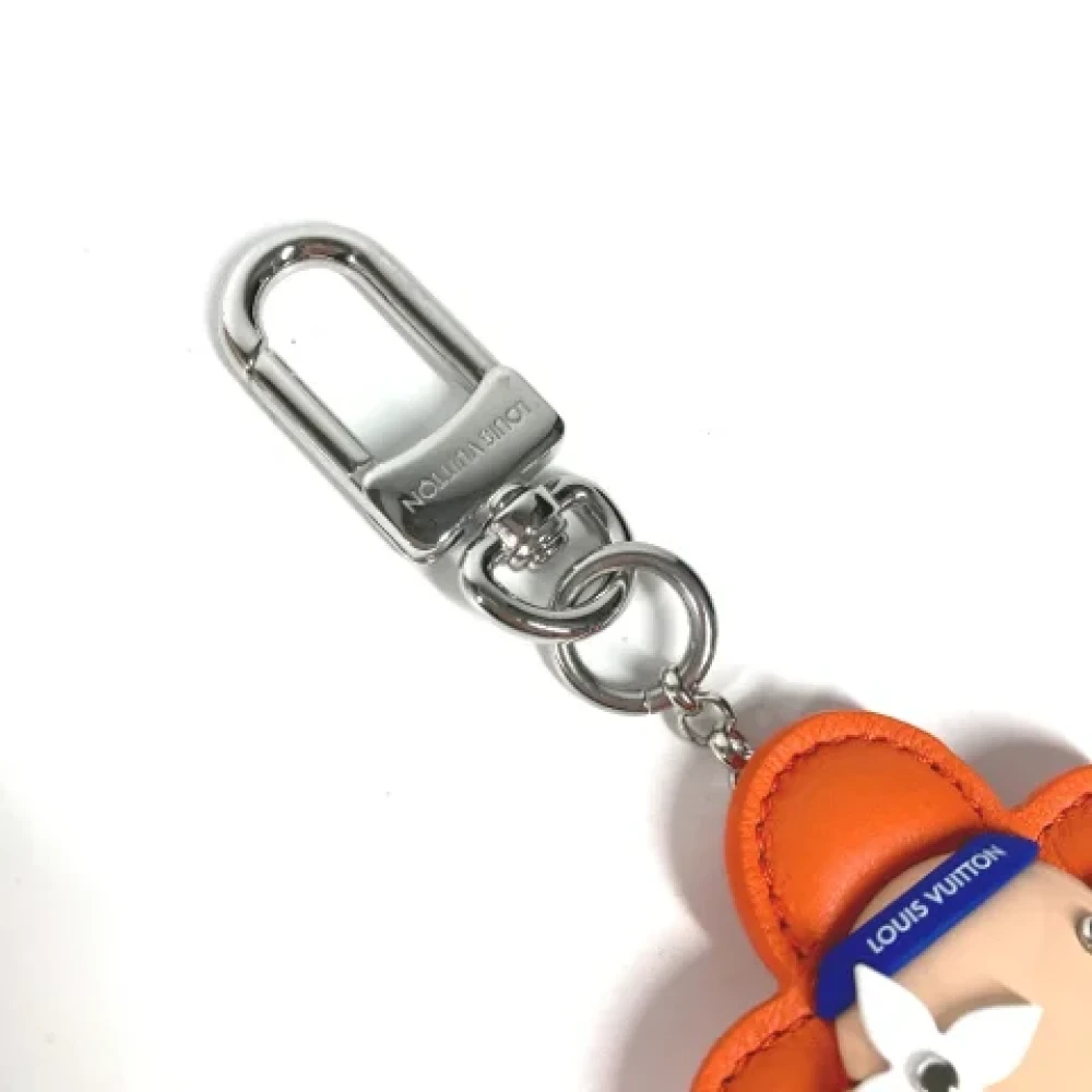 Louis Vuitton Vintage Pre-owned Fabric key-holders Orange Dames