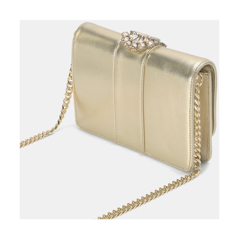 Alma en Pena Jewel Flap Schoudertas Yellow Dames