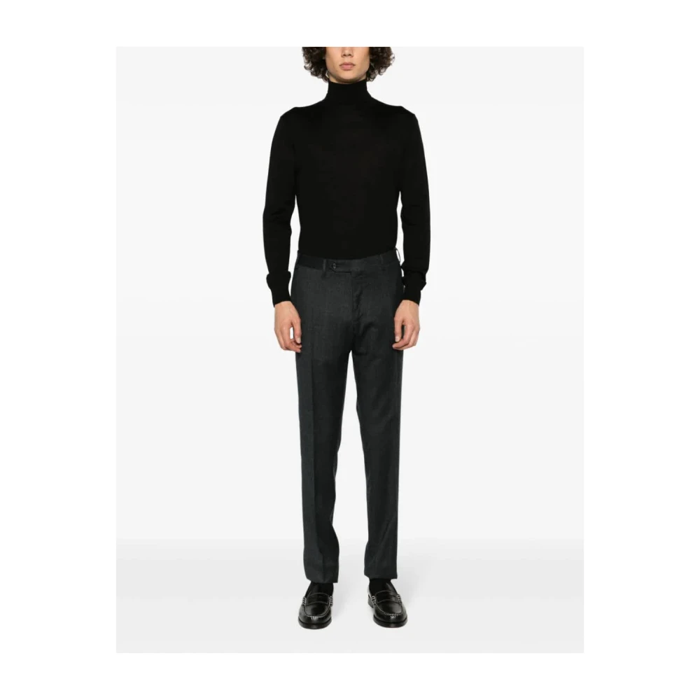 Ballantyne Zwarte T-Neck Pullover Sweater Black Heren