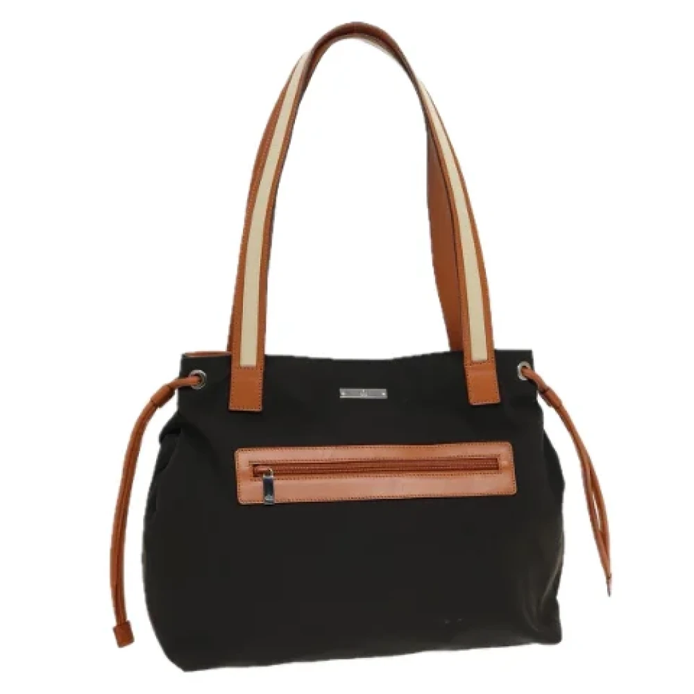 Gucci Vintage Pre-owned Canvas totes Black Dames