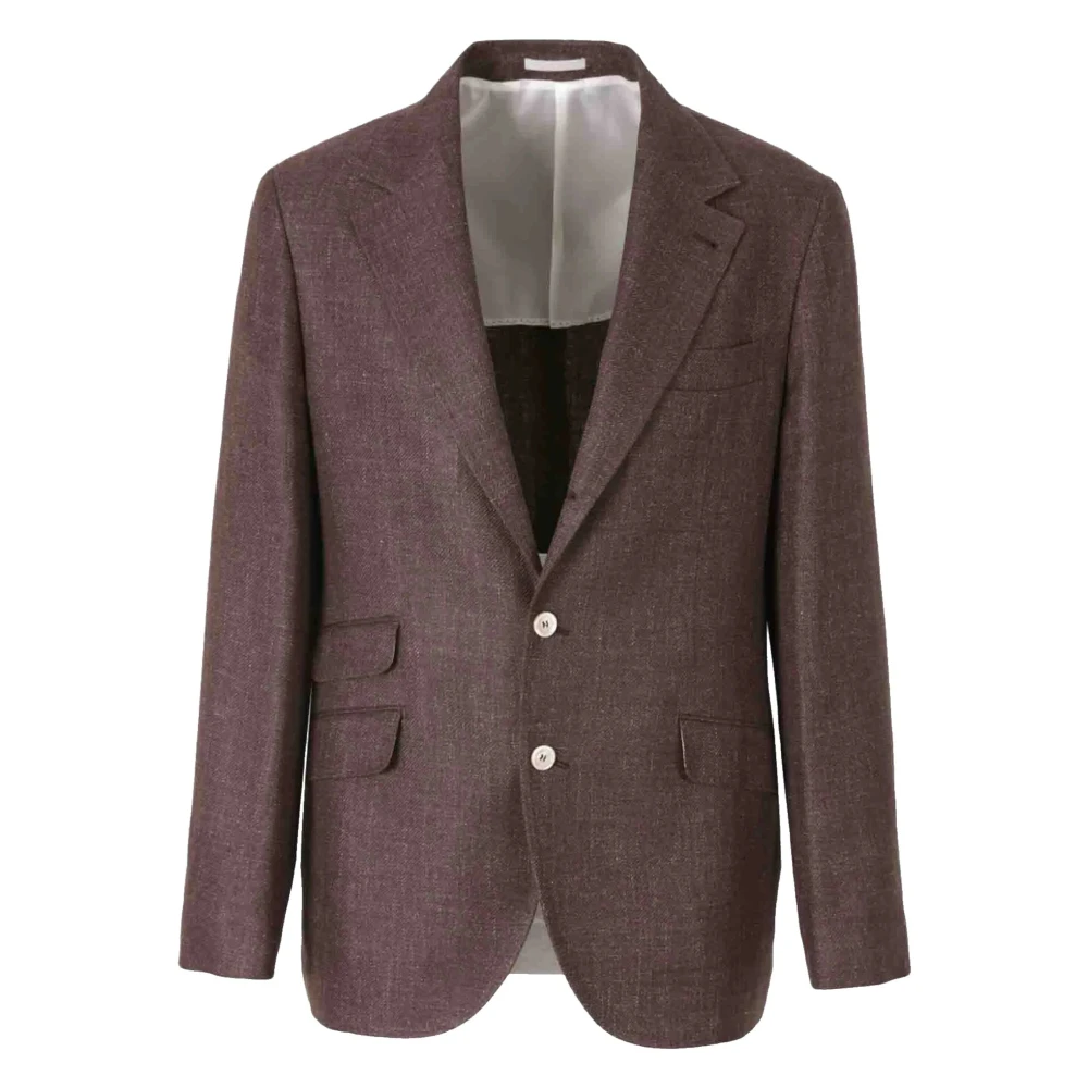 BRUNELLO CUCINELLI Bruine Jas voor Stijlvolle Outfits Brown Heren