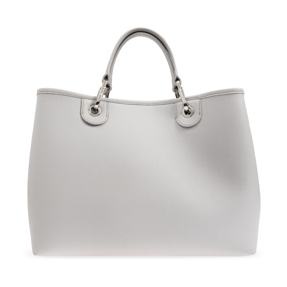 Emporio Armani Eco lederen handtas Gray Dames