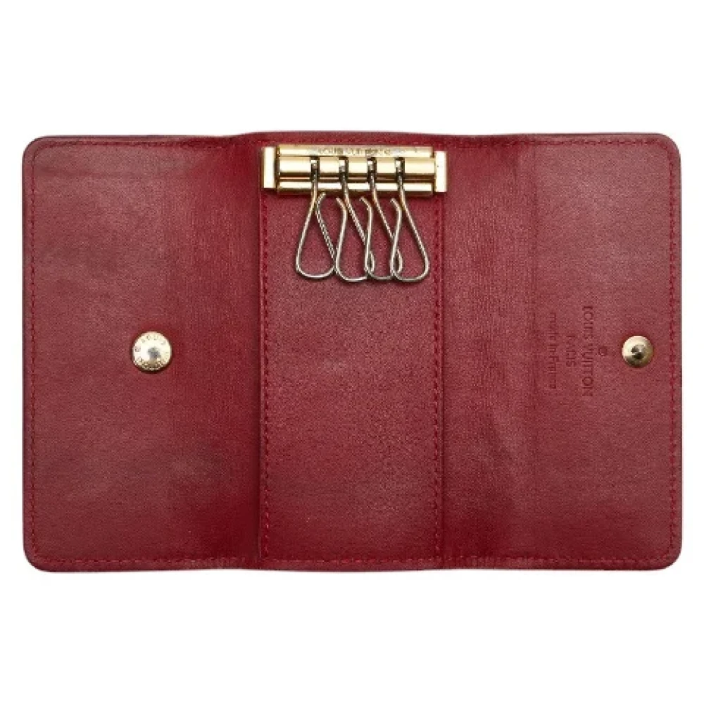 Louis Vuitton Vintage Pre-owned Leather key-holders Red Dames