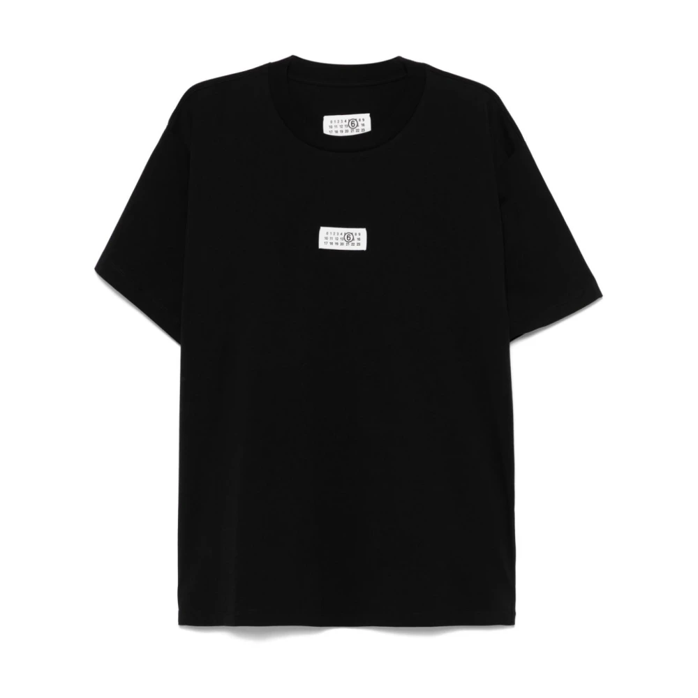 MM6 Maison Margiela Katoenen T-shirt Black Heren