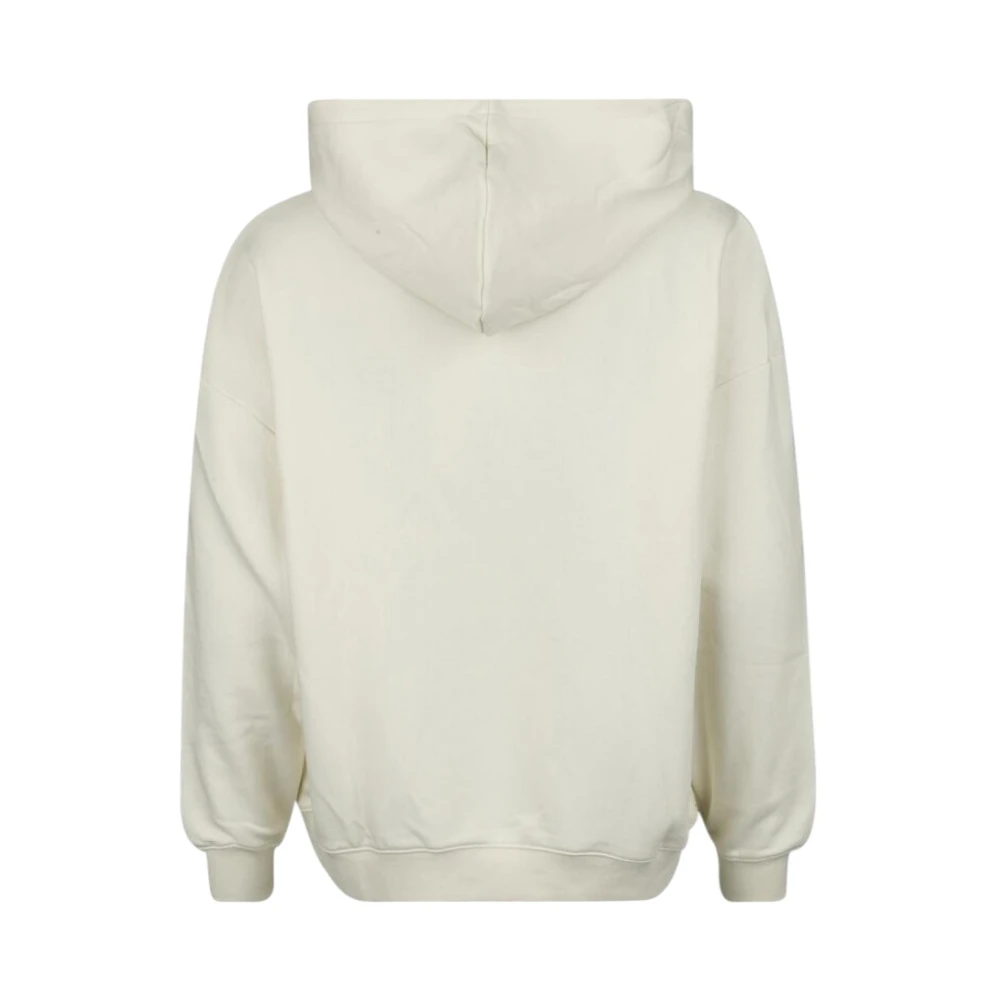 Fila Logo Hoodie met Ribboorden White Heren