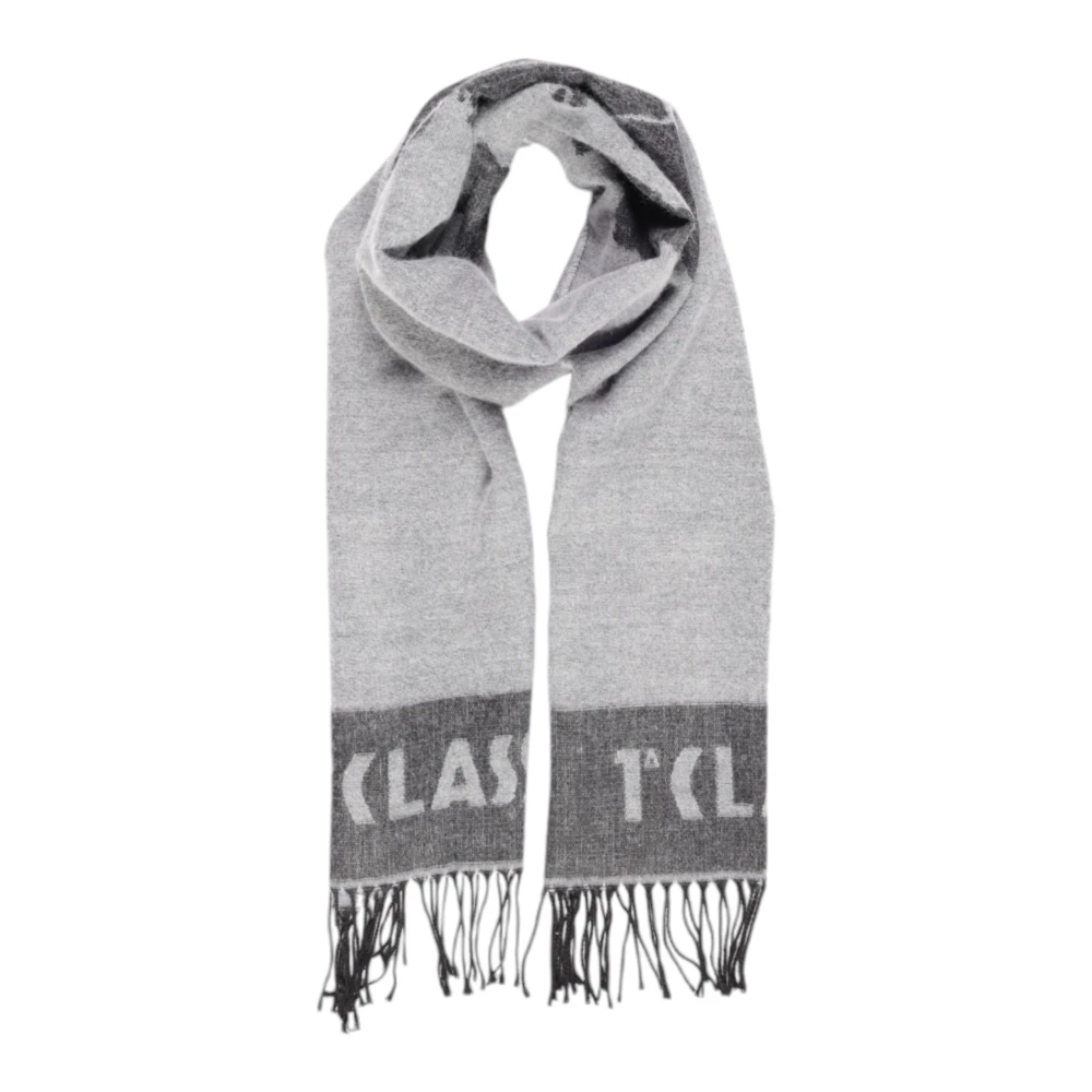 Alviero Martini 1a Classe Luxe Grijs Wol Kasjmier Sjaal Gray Dames