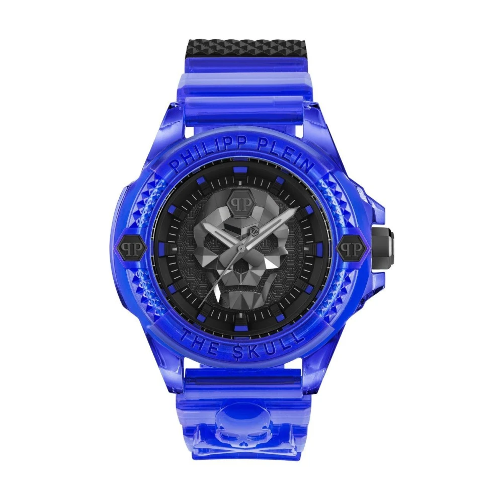Philipp Plein PWWAA0323 THE $KULL SYNTHETIC blue black Men's Watch NEW - Image 2