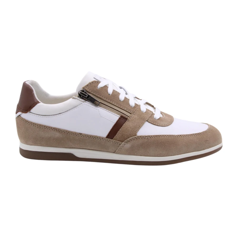 Geox Uomo Bianco Scarpe,, New, Taglia 41 Eu