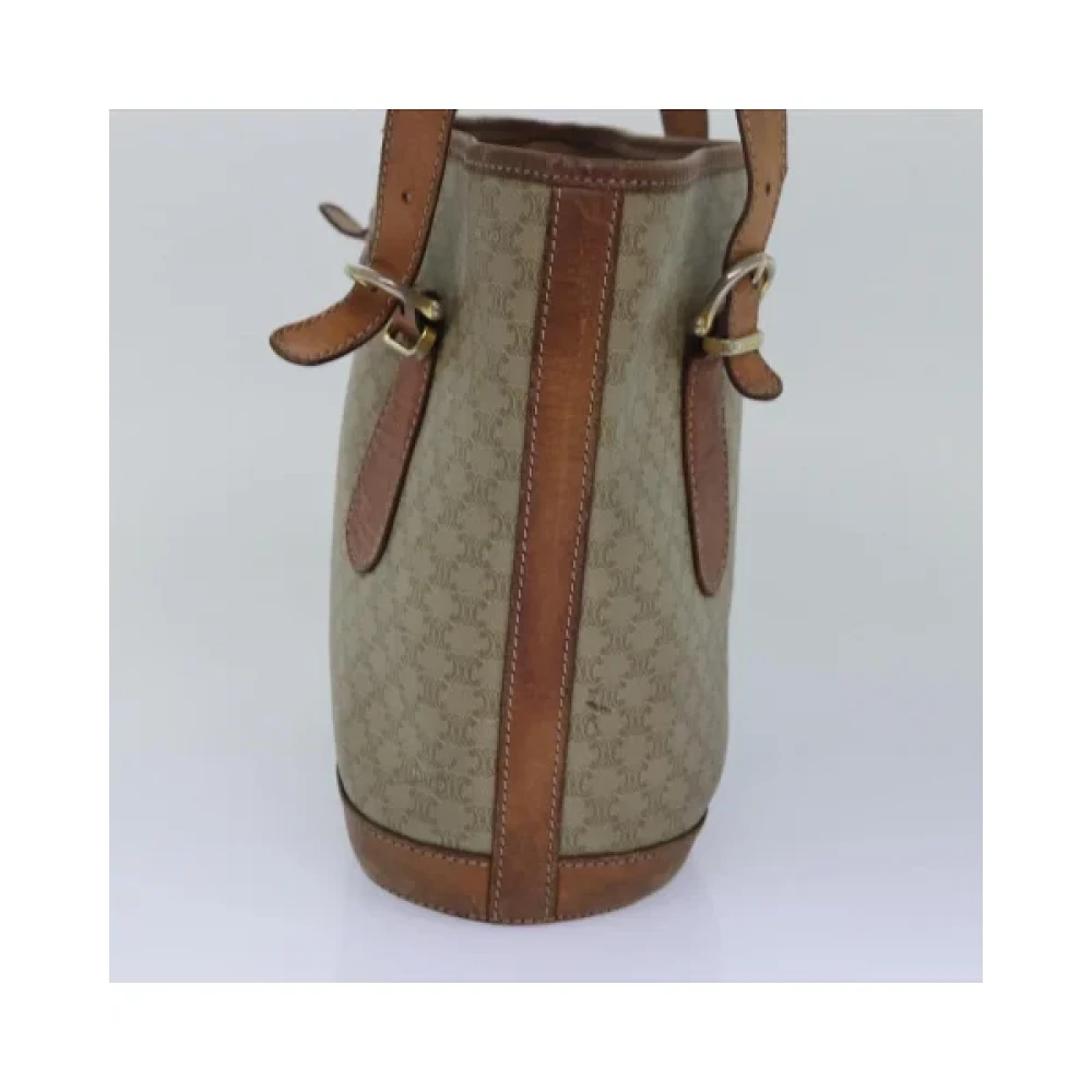 Celine Vintage Pre-owned Canvas celine-bags Beige Dames