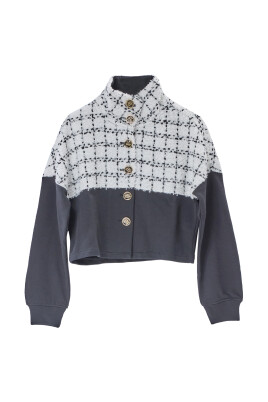 Veste Femme Karl Lagerfeld En Tweed Bleu Matelassée - Taille 2, Occasion Très Bon état