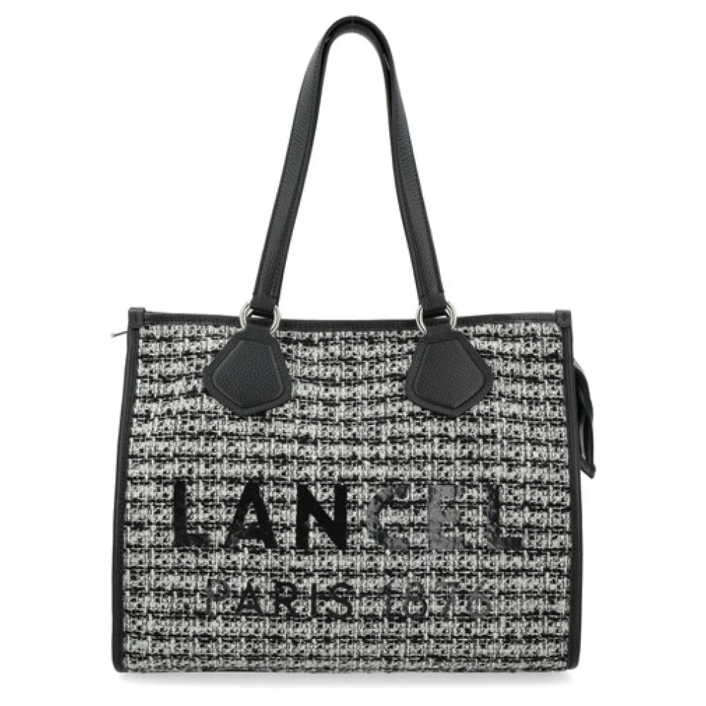 Lancel Witte Tote Tas Klassieke Stijl Gray Dames