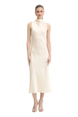 Satin Midi Klänning