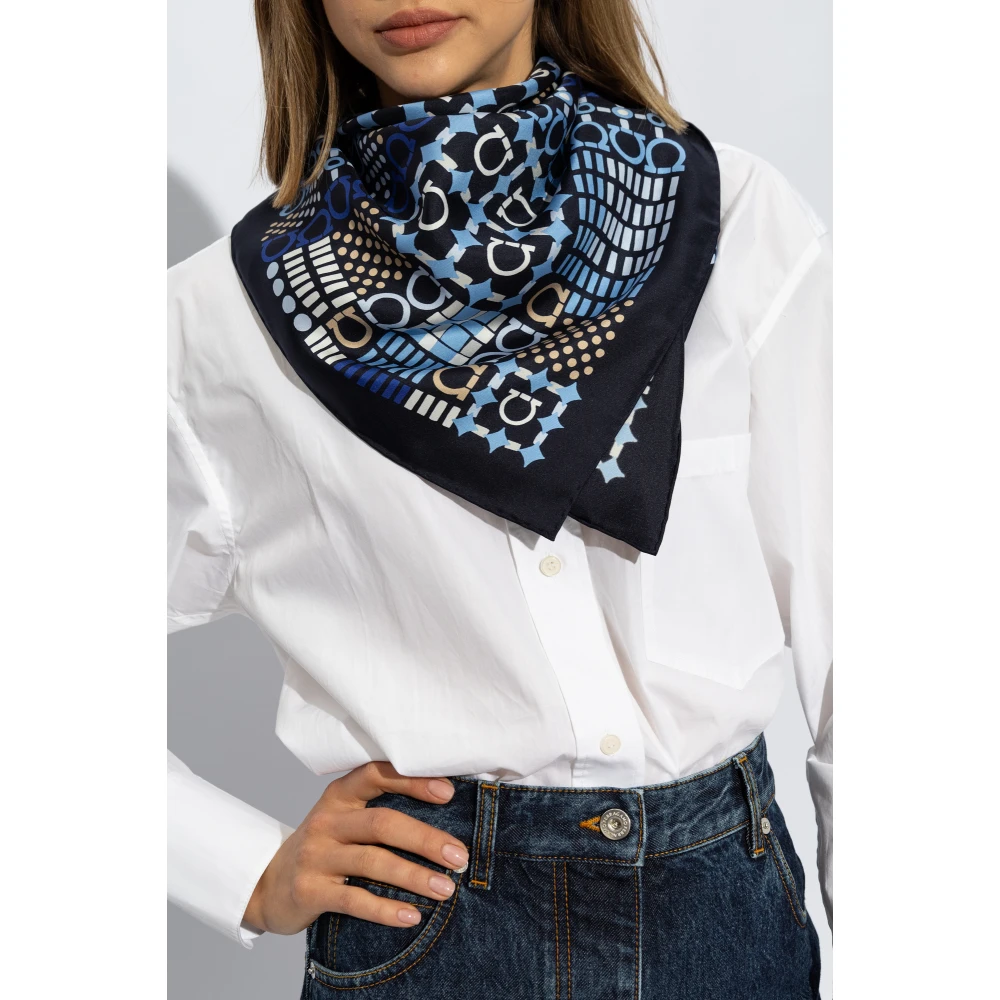 Salvatore Ferragamo Sjaal met print Multicolor Dames