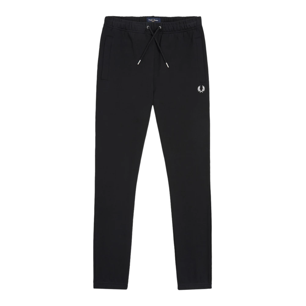 Fred Perry Men's Black Sweatpants, M, Loopback Sweatpant