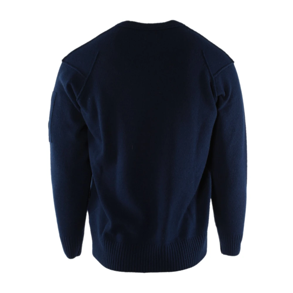 C.P. Company Blauwe Wollen Trui voor Mannen Blue Heren