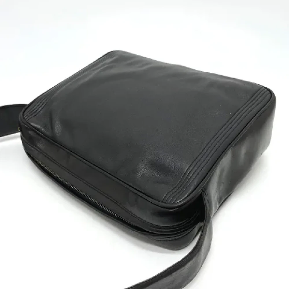Chanel Vintage Pre-owned Leather chanel-bags Black Dames